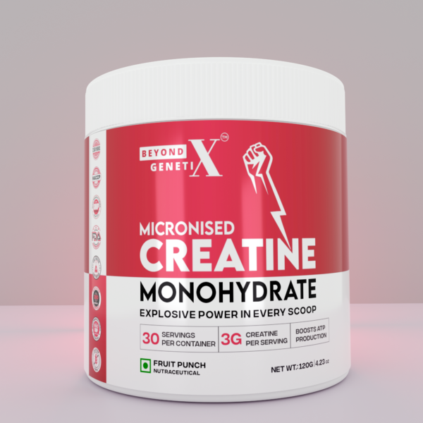 Beyond Genetix Creatine Monohydrate – Fruit Punch Flavor |  Power, Performance & Recovery - Image 4