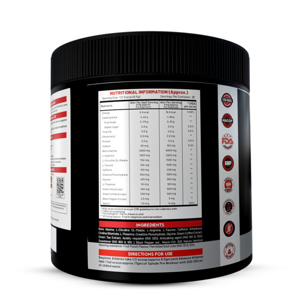 Beyond Genetix XPLODE Pre-Workout – Unleash Intensity, Power & Endurance - Image 6