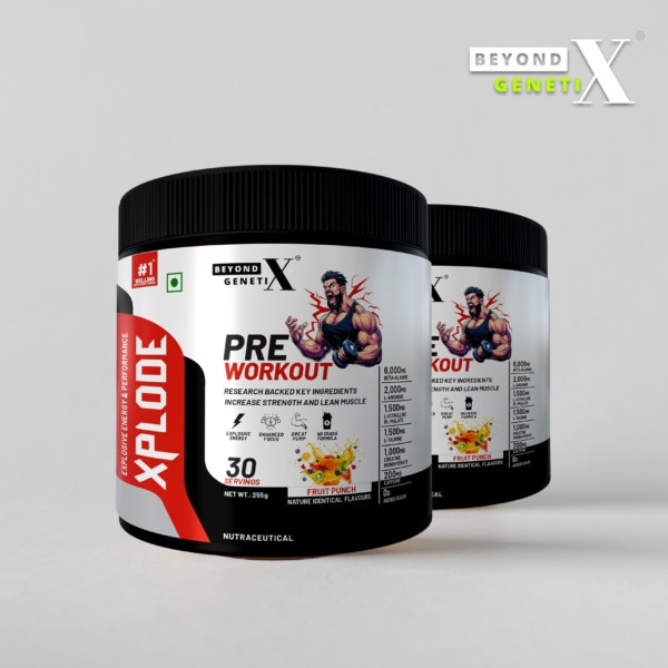 Beyond Genetix XPLODE Pre-Workout – Unleash Intensity, Power & Endurance - Image 2