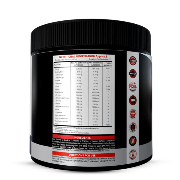 Beyond Genetix XPLODE Pre-Workout – Unleash Intensity, Power & Endurance - Image 7