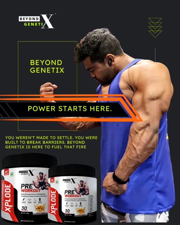 Beyond Genetix XPLODE Pre-Workout – Unleash Intensity, Power & Endurance - Image 8