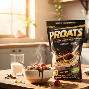 PROATS- High Protein Dark Chocolate Oats (900g)  | 24g Protein | High Fiber | Added Super Seeds | Zero Refined Sugar
