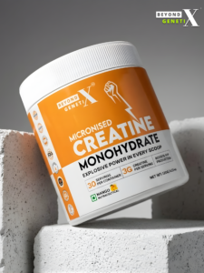 Beyond Genetix Creatine Monohydrate – Mango Flavour | 100 GM | Strength, Power & Muscle Performance