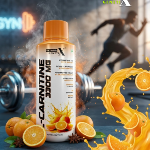 Beyond Genetix L-Carnitine 3300 mg – High Potency Fat Burner | Rapid Energy & Endurance Support | Refreshing Orange Blast Flavor